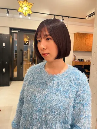 ショート カラー 暖色/パーマ 🌼クニトウメイのヘアスタイル