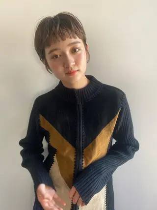 ショート riria/ボブ /ブラウンカラー🎀のヘアスタイル