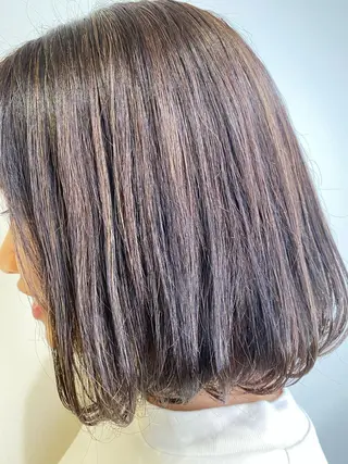 ミディアム Lond luce心斎橋所属・🍀小川大輔🍀 ボブ/ブリーチ🥇のヘアスタイル