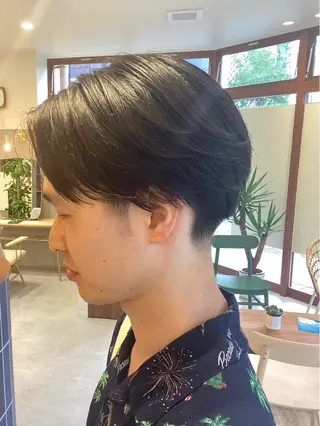 メンズ Cre’de  hair’s 姪浜所属・クレーデヘアーズ/ 波夛野浩己のヘアスタイル