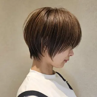 ショート カラー YUTORI hair&spa所属・ショート特化 上尾 YUTORIのヘアスタイル