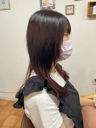 ロング 神谷 知紀のヘアスタイル