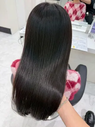 カラー 韓国風スタイル🪽 暗髪ヘア🪽のヘアスタイル