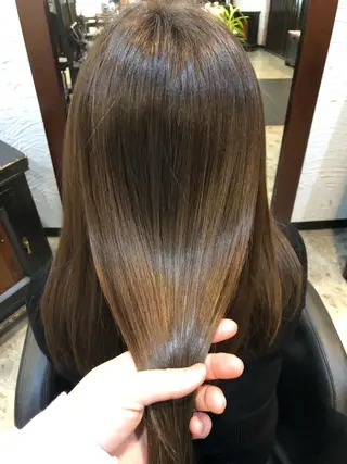 セミロング 高木 達也のヘアスタイル
