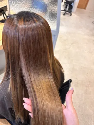 ロング 小澤 璃奈のヘアスタイル