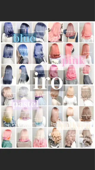 ミディアム カラー Selenehair 三条本店のヘアスタイル