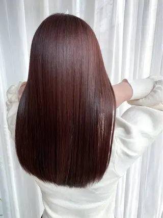 ロング ボブ/ハイトーン/ 岡山駅/別曽遥也のヘアスタイル