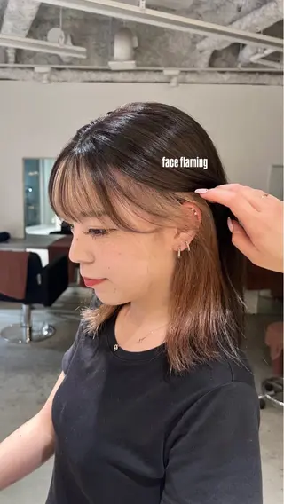 カラー EIGHT　樹梨 ／韓国ヘア🩶のヘアスタイル