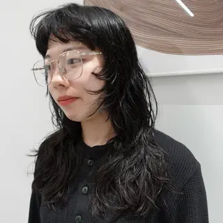 ロング パーマ ヘアアレンジ 🌐サトウ リョウ🌐のヘアスタイル