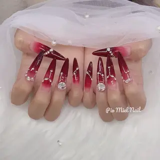 ネイル HANA 長さだしのネイルデザイン