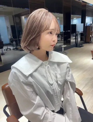 ミディアム SHION/銀座 まとまるカット🩵のヘアスタイル