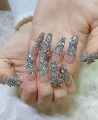 ロング JNA認定講師🌸 RIEのネイルデザイン