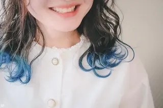 ミディアム カラー beauty: beast 大町店のヘアスタイル