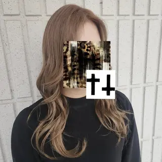 ロング カラー 𝔅𝔈ℭ𝔎/ 𝔪𝔦𝔶𝔲のヘアスタイル