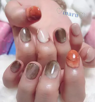 ネイル まるみ ♡のネイルデザイン