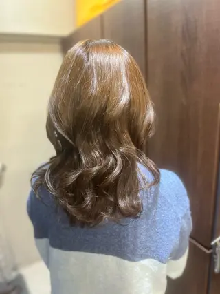 セミロング カラー 🐈‍⬛多系統🕶 tsubura🖤のヘアスタイル