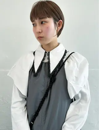 ショート カラー ハイトーン特化サロン 代表 中谷蓮のヘアスタイル