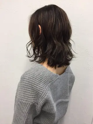 ミディアム カラー 2nd所属・🤍2nd🤍田所 美希のヘアスタイル