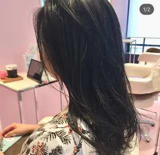 セミロング 所渉/韓国レイヤー /ウルフカットのヘアスタイル