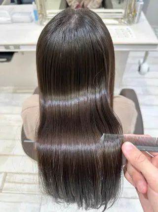 ロング 縮毛矯正専門 金井佳祐のヘアスタイル