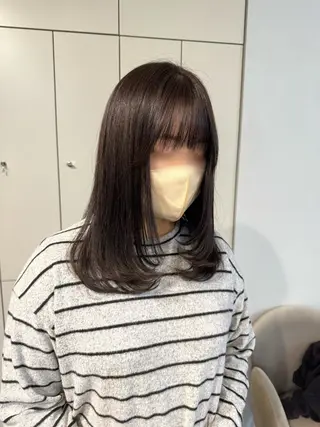 ミディアム wuvhair所属・wuvhair/ あかりのヘアスタイル