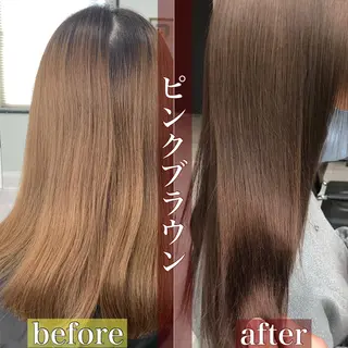 セミロング カラー FRAME+spa&hair roomなんば駅前店所属・🌸MAYU🌸 ハイトーン➕レイヤーのヘアスタイル