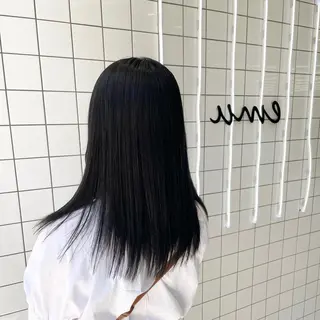 セミロング カラー パーマ ヘアアレンジ メンズ mona/ ストレートスタイル✨のヘアスタイル