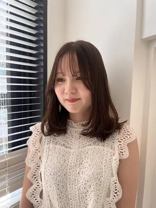 ロング ♡ナチュラルガーリー ♡ベージュ♡RINAのヘアスタイル