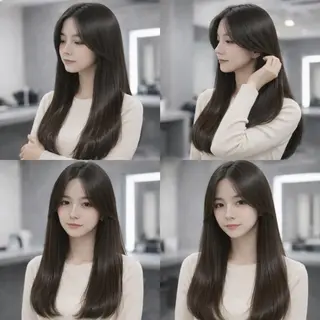 ロング ♦️髪質改善美髪矯正 💍谷口克也♦️のヘアスタイル