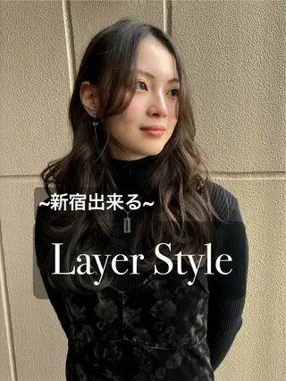 ロング 平 一裕のヘアスタイル