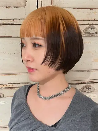 ショート カラー RorriM natsuのヘアスタイル