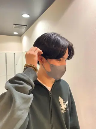 ショート カラー メンズ ブリーチカラー/ベー ジュ/Hono🦖のヘアスタイル