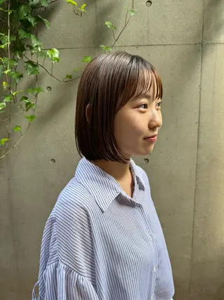 ショート パーマ ボブ/ショート 吉田竣のヘアスタイル