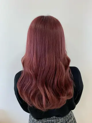 セミロング カラー 暖色専門美容師🎀 お客様満足度◎のヘアスタイル