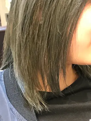 ミディアム カラー AUBE hair ales福岡平尾店所属・塚本 昂のヘアスタイル