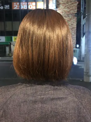 セミロング すざき ことみのヘアスタイル