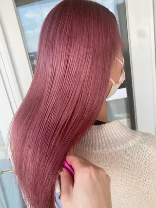 ロング カラー 🫧赤み消しカラー nanami🫧のヘアスタイル