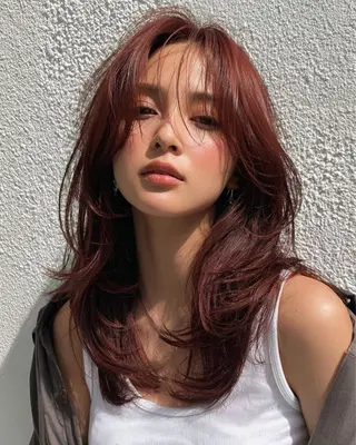 ロング ☁️透明感カラー× レイヤー ☁️ノアのヘアスタイル