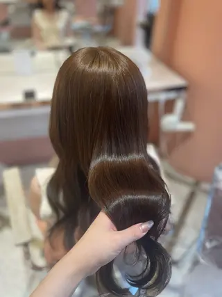 カラー オフホワイトアンド大阪店（off white×And）所属・🤍韓国ワンホンヘア ayaha🤍のヘアスタイル