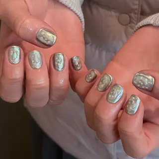 ネイル 🎀 Hiyubi._.nail 🫧所属・🎀フェイ フェイ🫧💗のネイルデザイン