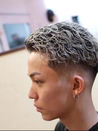 カラー パーマ メンズ LandS所属・山本 昌生のヘアスタイル