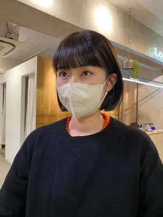 ショート カラー 艶カラー 🤍🫧/makoのヘアスタイル