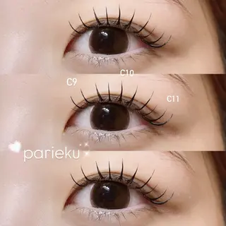 マツエク・マツパ Mell Yuuna ♡パリエク /束感のマツエク・マツパデザイン