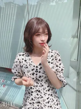 ミディアム カラー シャルマン銀座店所属・🌟東銀座マンツーマ ン🌟タカナシのヘアスタイル