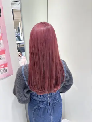 セミロング カラー 【モデル様募集中】 ダブルカラー/杏菜のヘアスタイル