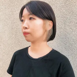 ショート カラー カットハウスwith所属・角田 翔太郎のヘアスタイル