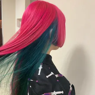 ロング カラー ヘアアレンジ 【Sweep】おじま のぞみのヘアスタイル