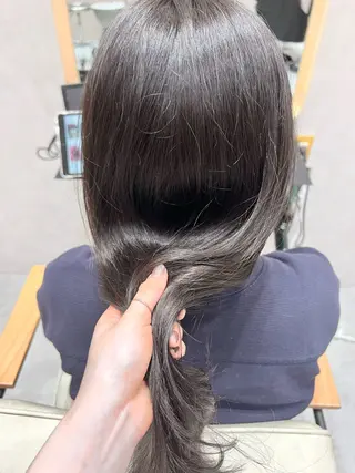 ロング カラー 透明感/ベージュ /kazui🐈のヘアスタイル