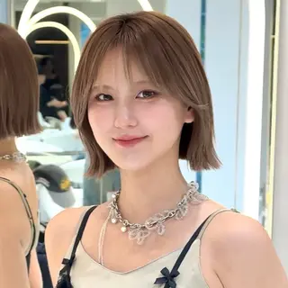 ショート カラー 原宿/ボブ/髪質 改善/レイヤー/優希のヘアスタイル