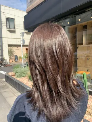 ミディアム カラー パーマ ヘアアレンジ ネイル マツエク・マツパ Sia中野新橋 『JUNYA』のヘアスタイル